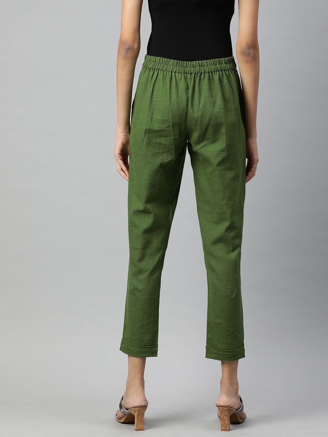 Shop ankle length straight pants for kurtis