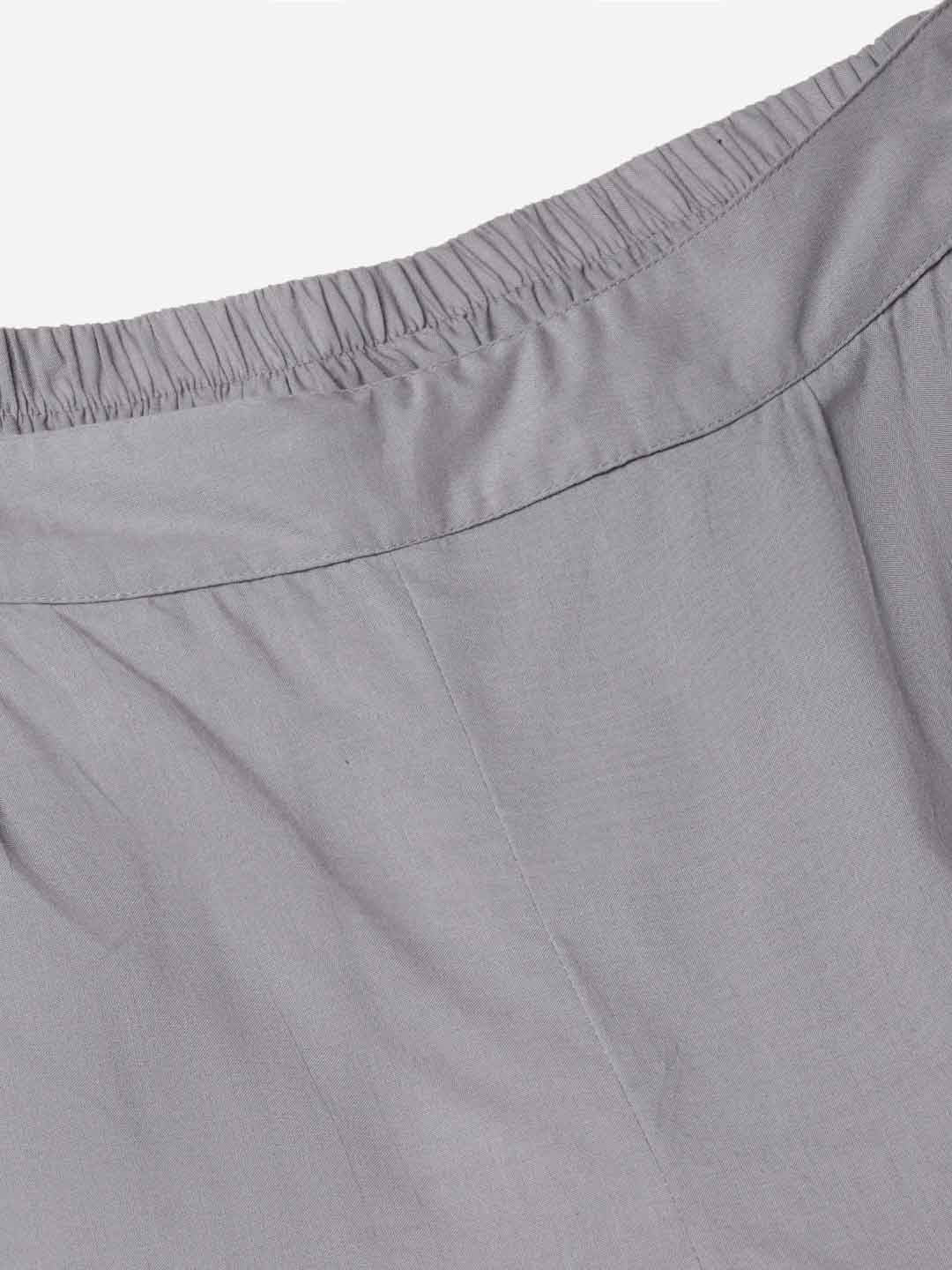 Grey Ethnic Wear Pant