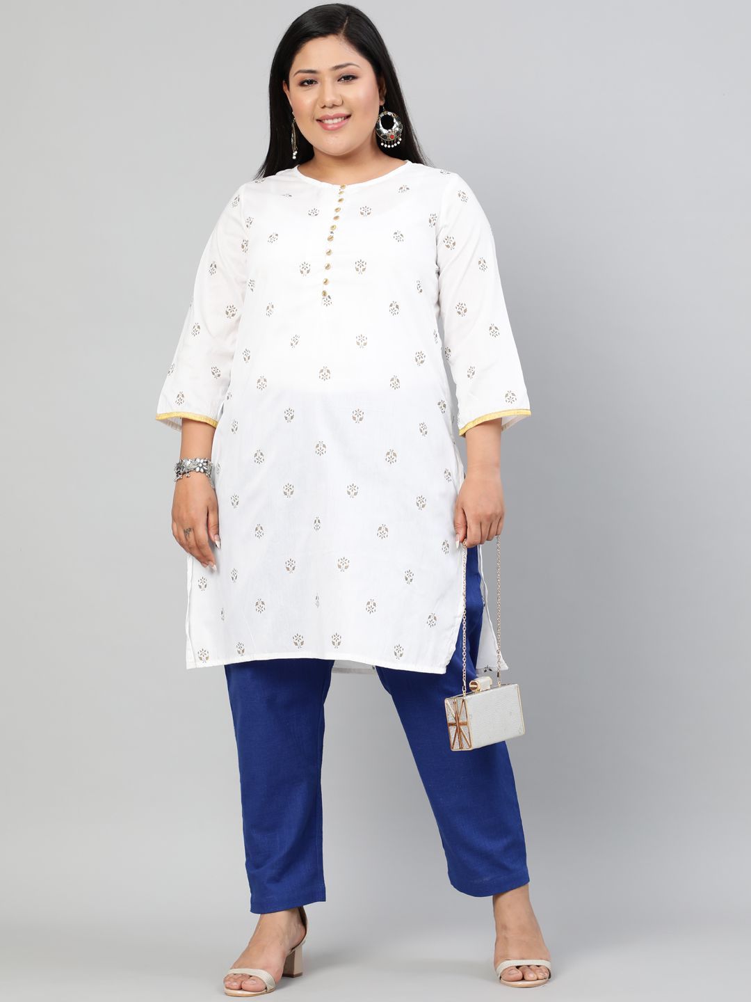 Get ladies cotton pants for kurtis