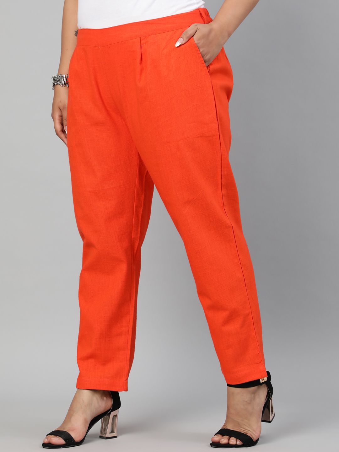 Buy ankle length straight pants  For Women