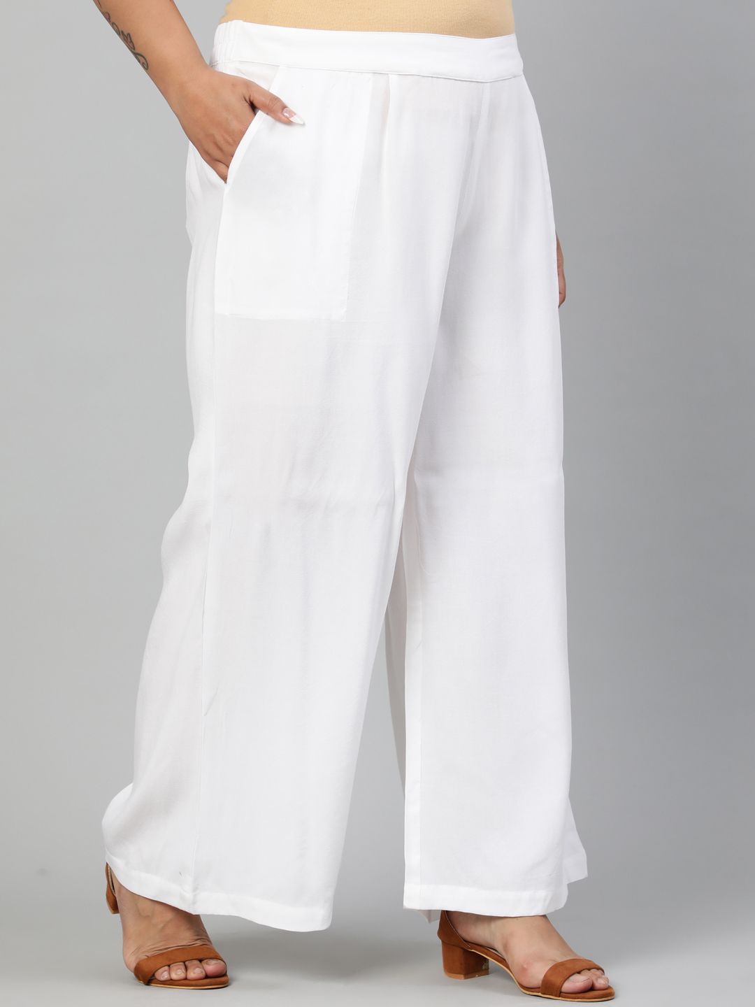 Buy Palazzo For Crop Top