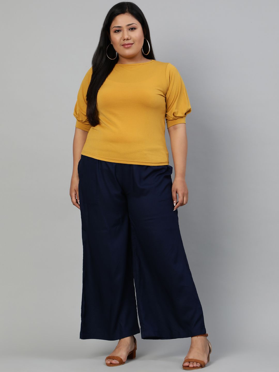 Get Ankle Length Palazzo for Ladies