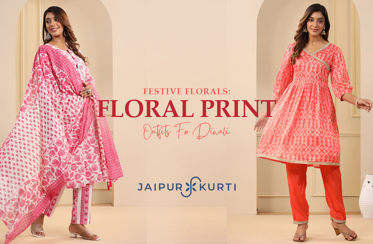 Festive Florals: Floral Print Outfits For Diwali
