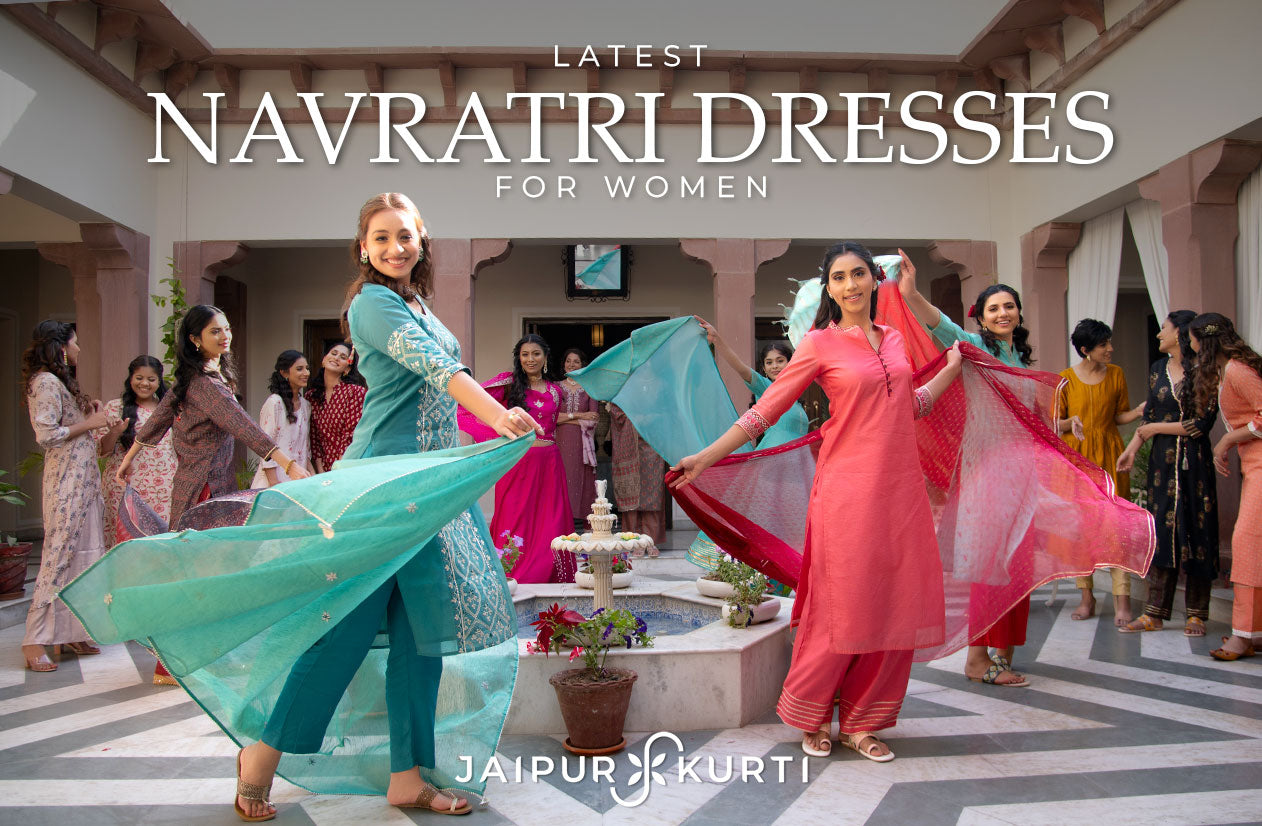 Latest Navratri Dresses for Women by Jaipur Kurti