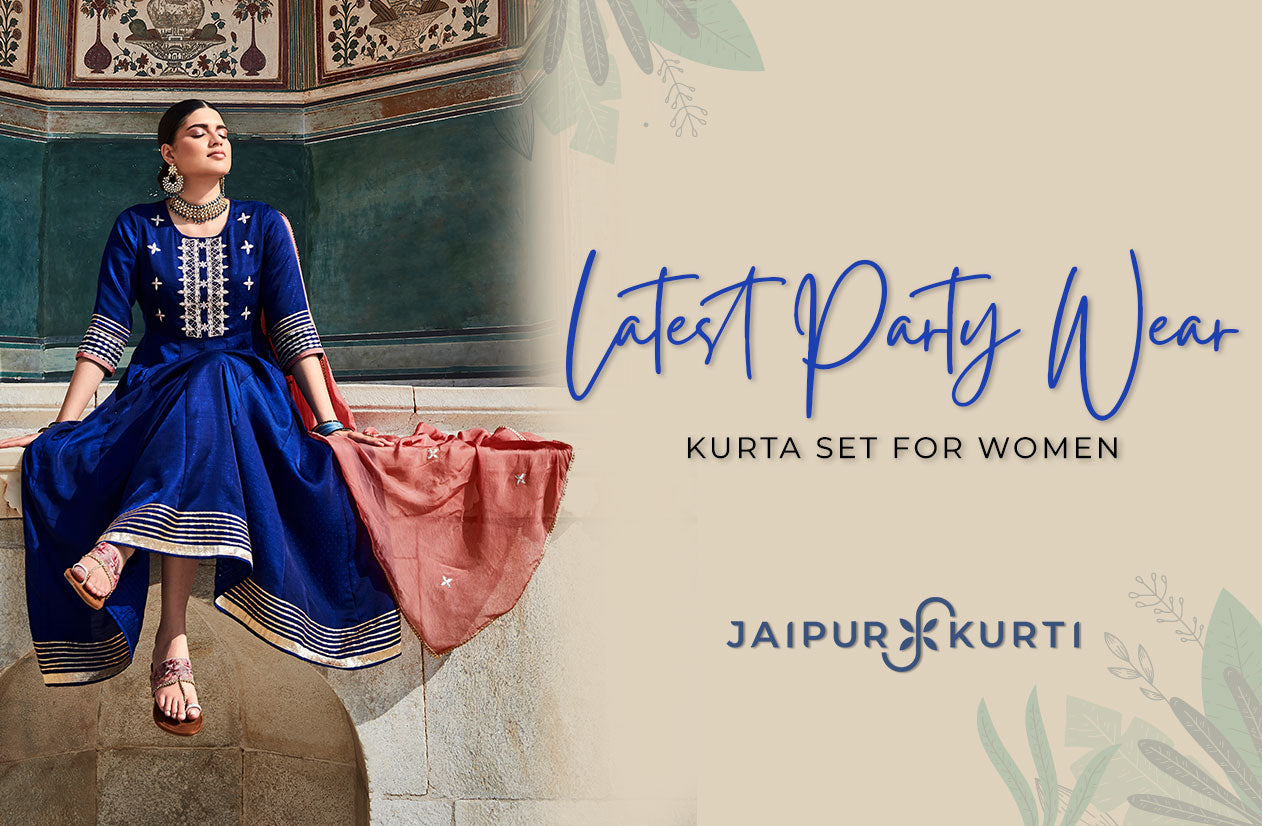 Latest Party Wear Kurta Set For Women