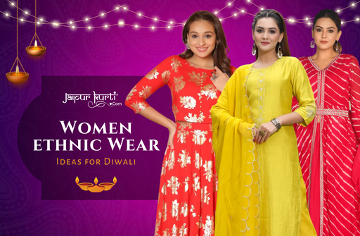 Women Ethnic Wear Diwali Collection | Jaipur Kurti