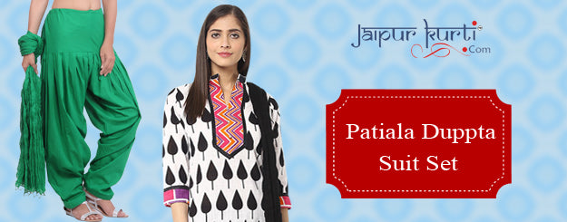 Top Traditional Dress Option: Patiala Salwar Dupatta