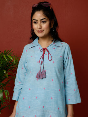 Ladies Ethnic Printed Gathered Kurta With Palazzo Co-ord Set at Rs 1549/set, Women Co-Ord Set in Jaipur