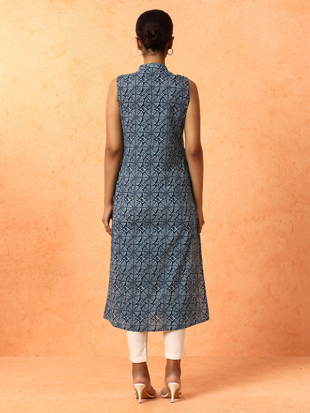 Floral Printed Straight Pure Cotton Kurta