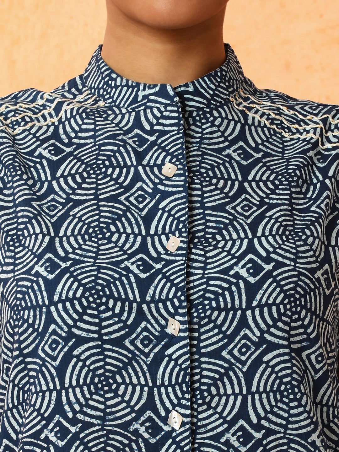 Floral Printed Straight Pure Cotton Kurta