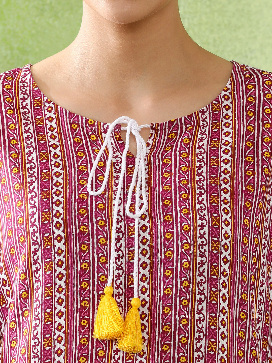 Floral Printed Straight Kurta