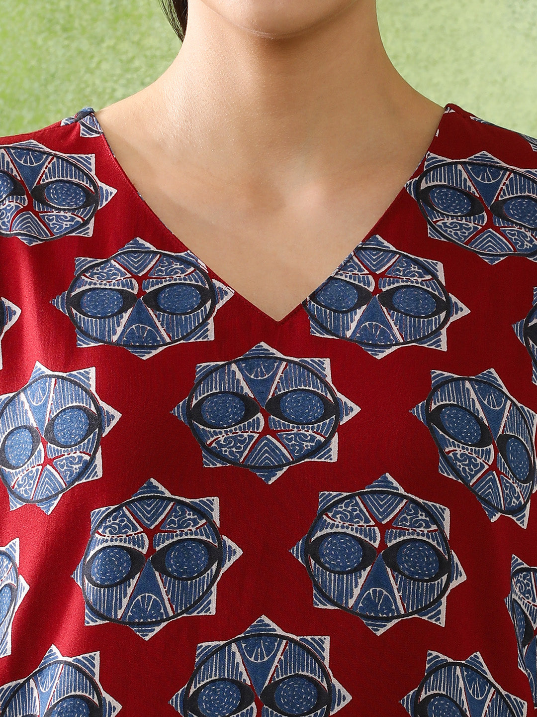 Floral Printed Straight Kurta