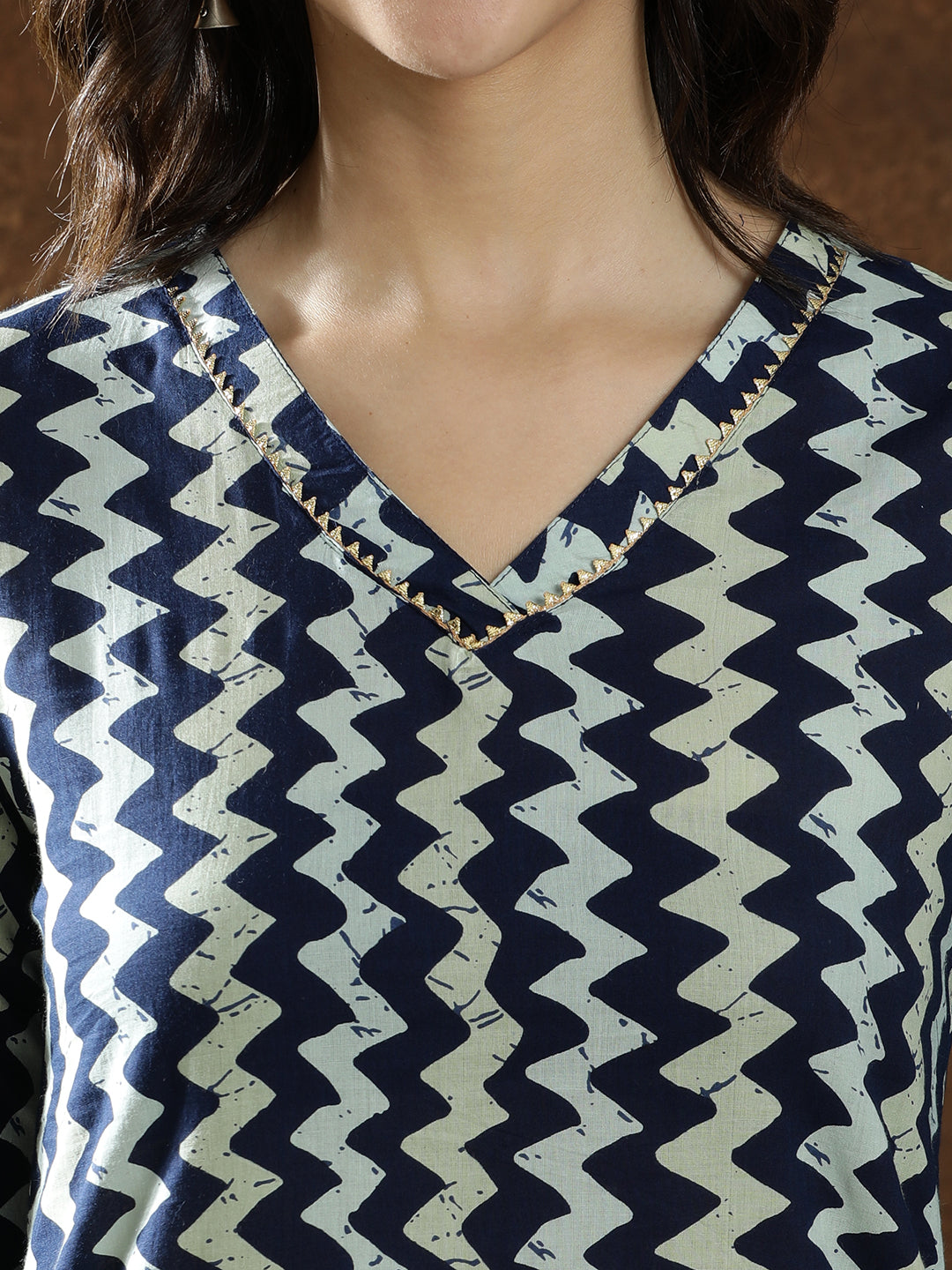 Floral Printed Straight Pure Cotton Kurta