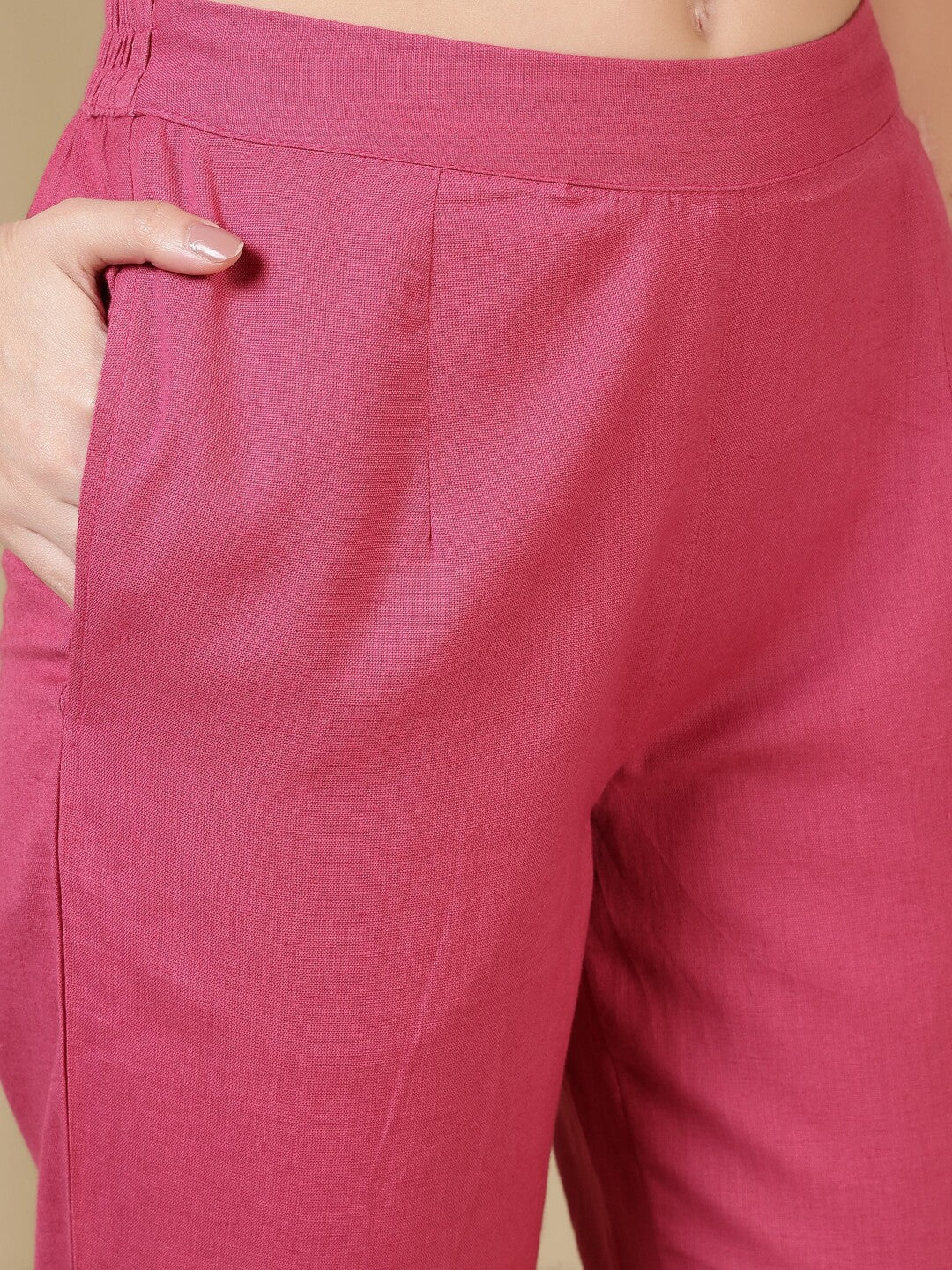 Floral Printed Straight Kurta & Trousers Sets