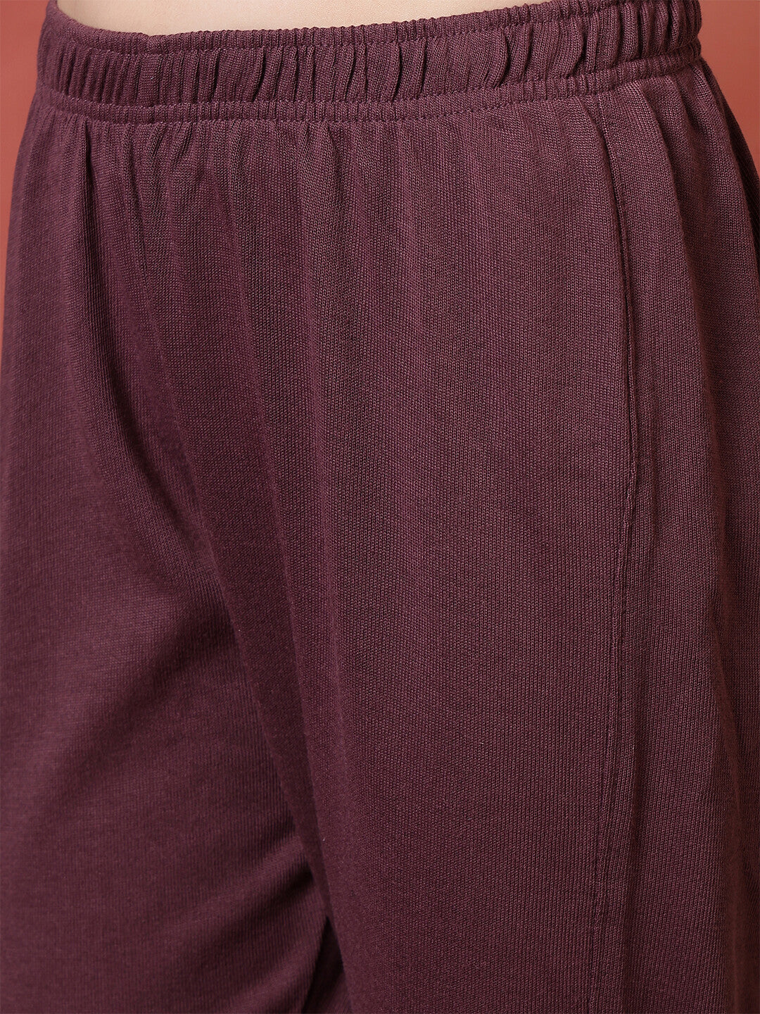 Floral Woven Design A-Line Winter Wear Kurta & Trousers Sets