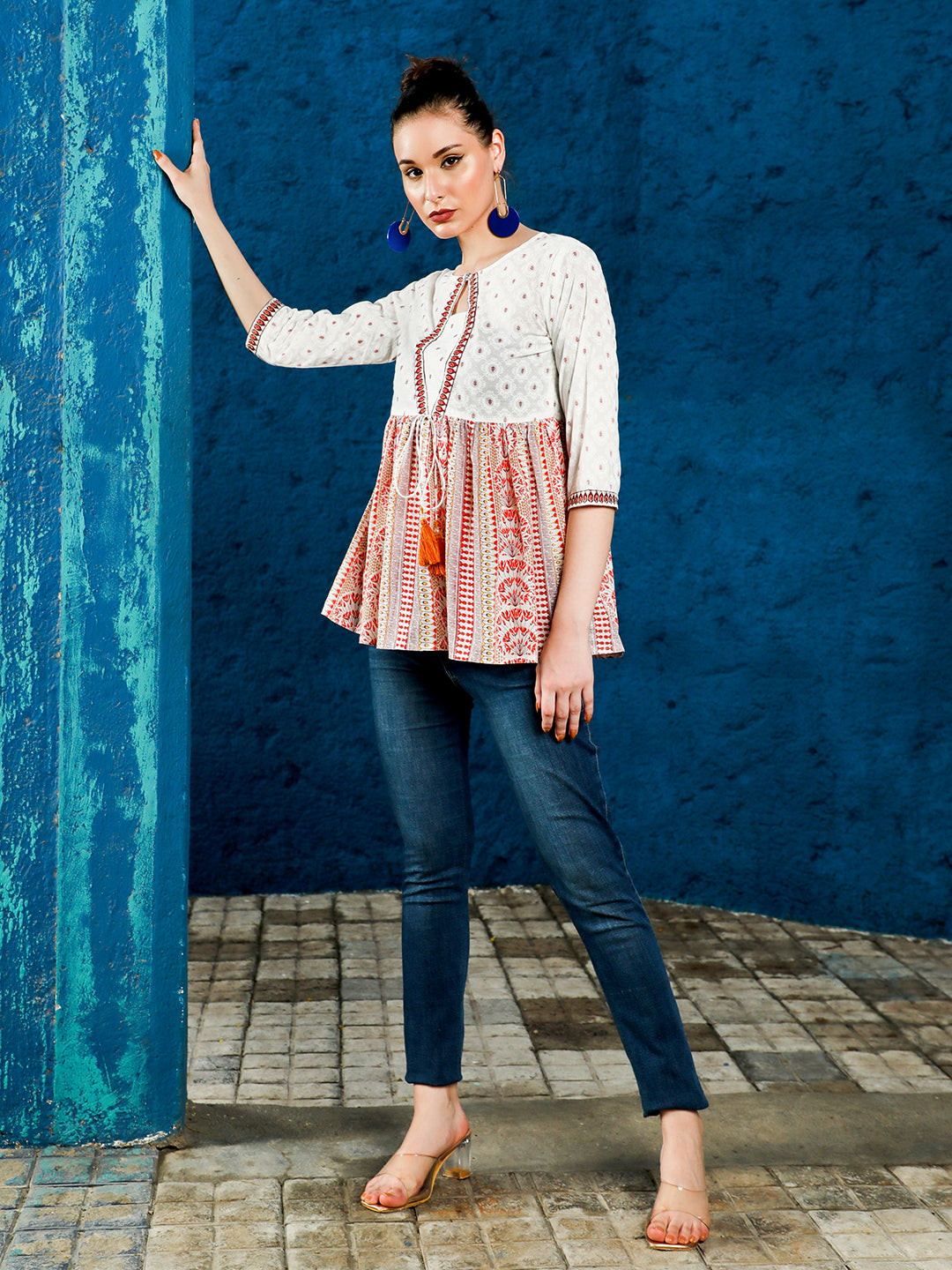 New Arrival Kurti with Palazzo set | Girls Premium collections | The Nesavu  – The Nesavu