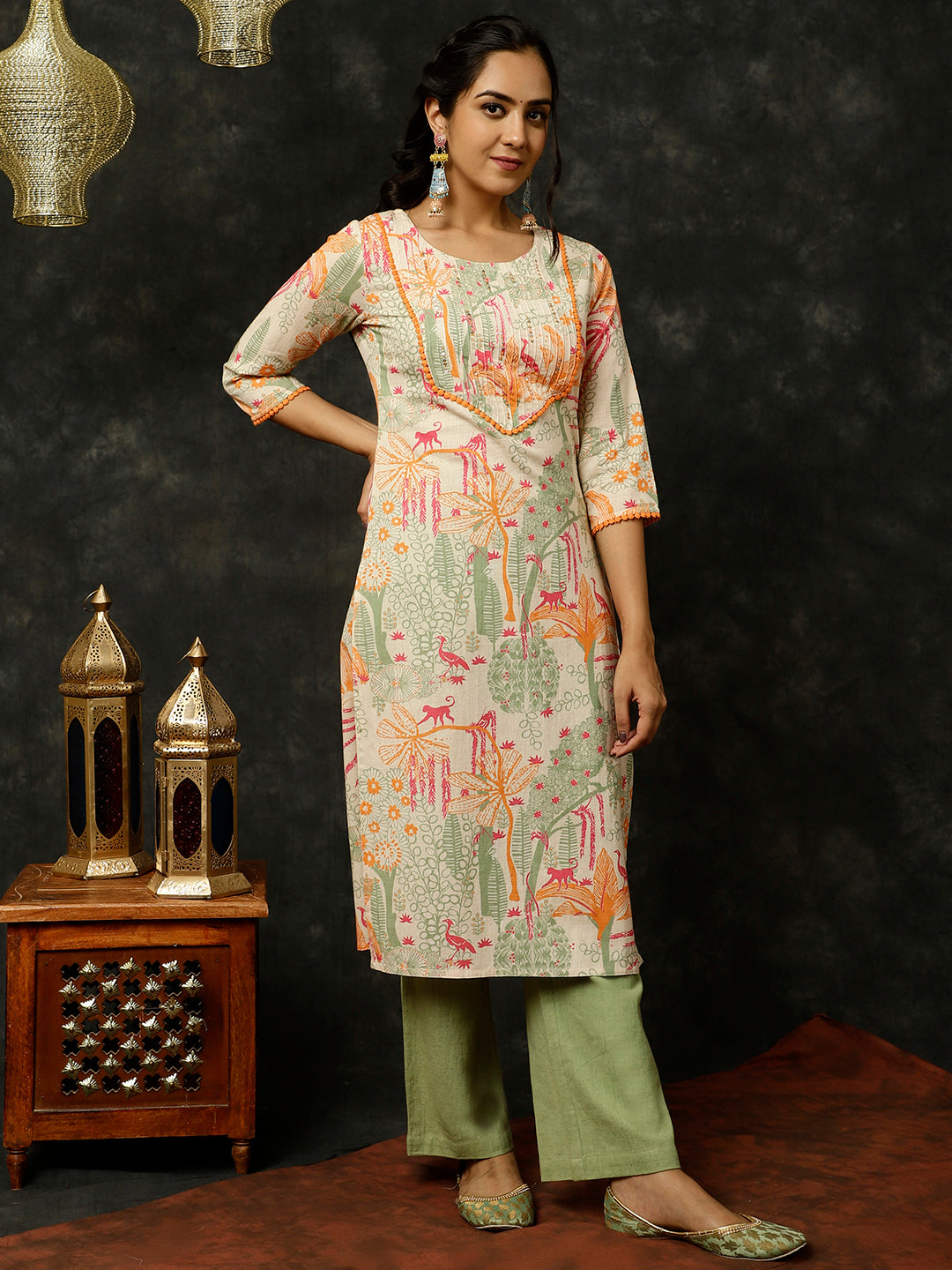Kantha stitched Kurtis at Best Price in Birbhum | Joyguru Kantha Stitch