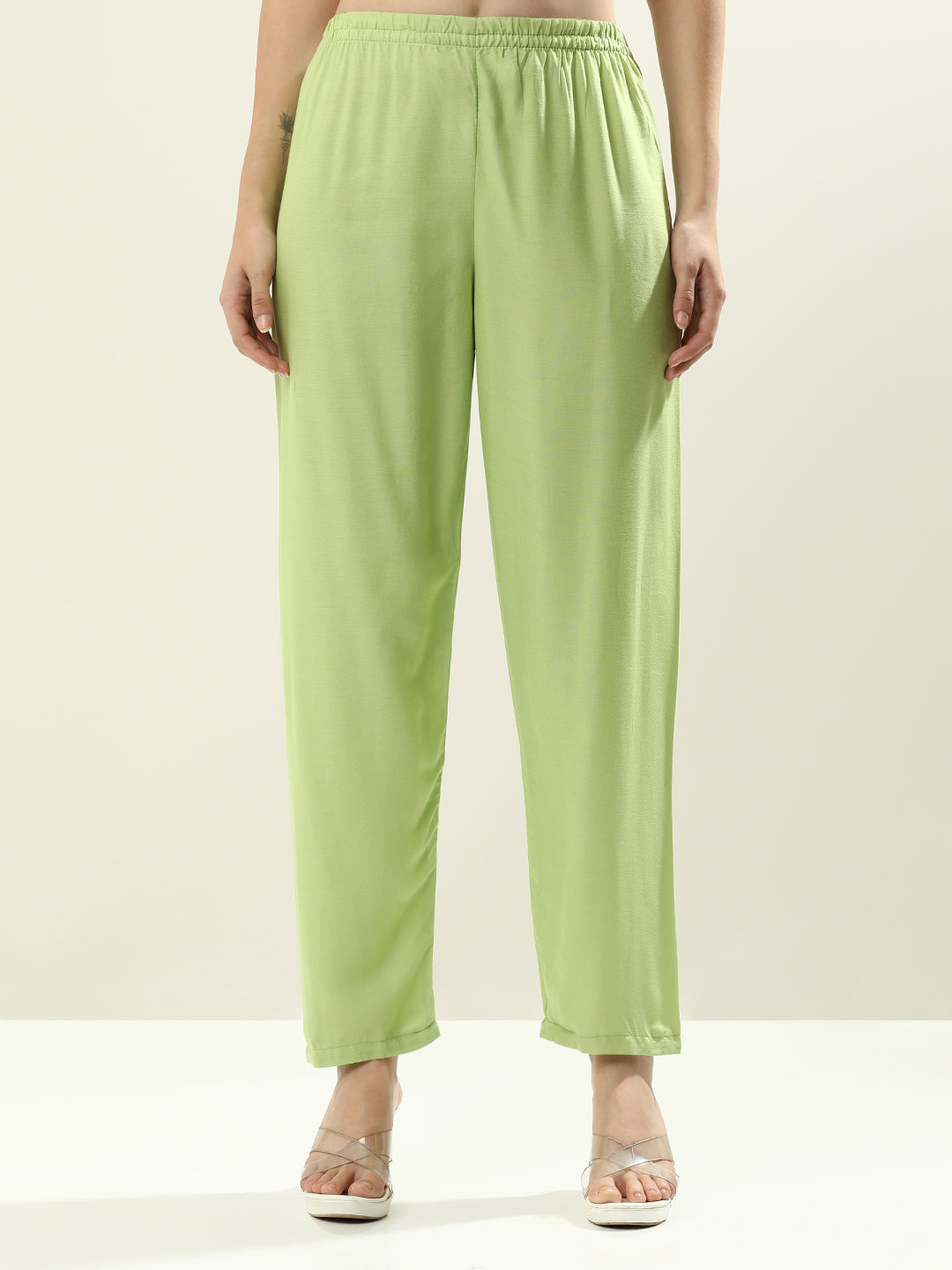 Embroidered Pure Cotton Floral Flared Kurta Sets With Dupatta