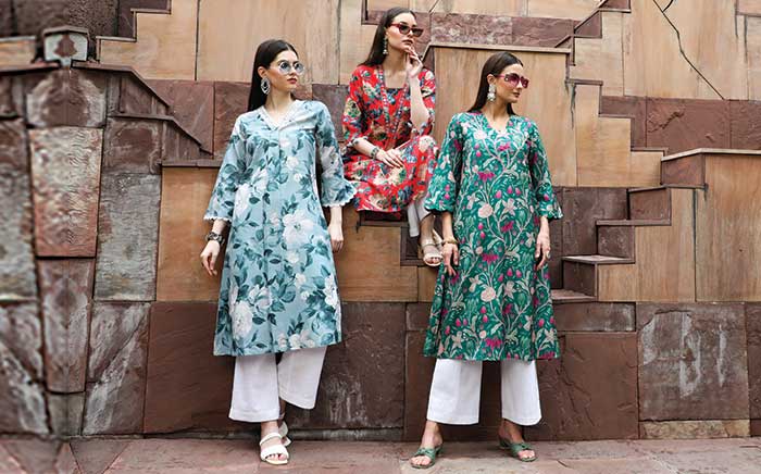 Jaipur Kurti Women Top Pant Set - Buy Jaipur Kurti Women Top Pant Set Online  at Best Prices in India | Flipkart.com