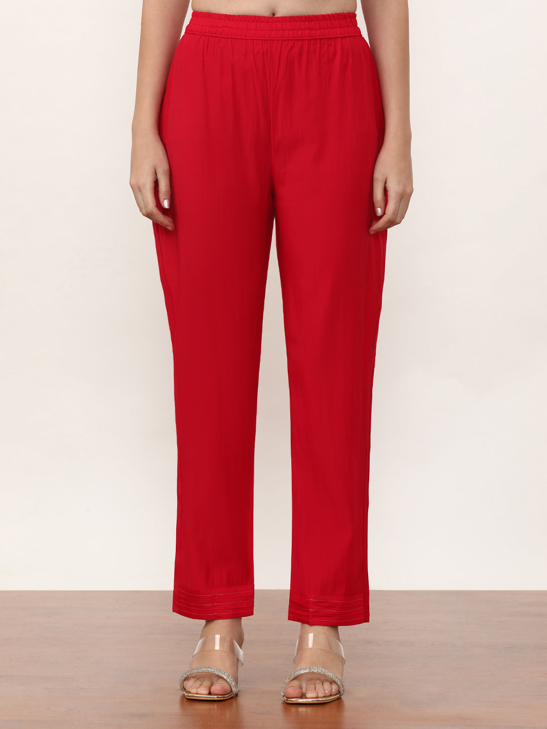 Embroidered Ethnic Motifs Kurta Sets With Dupatta