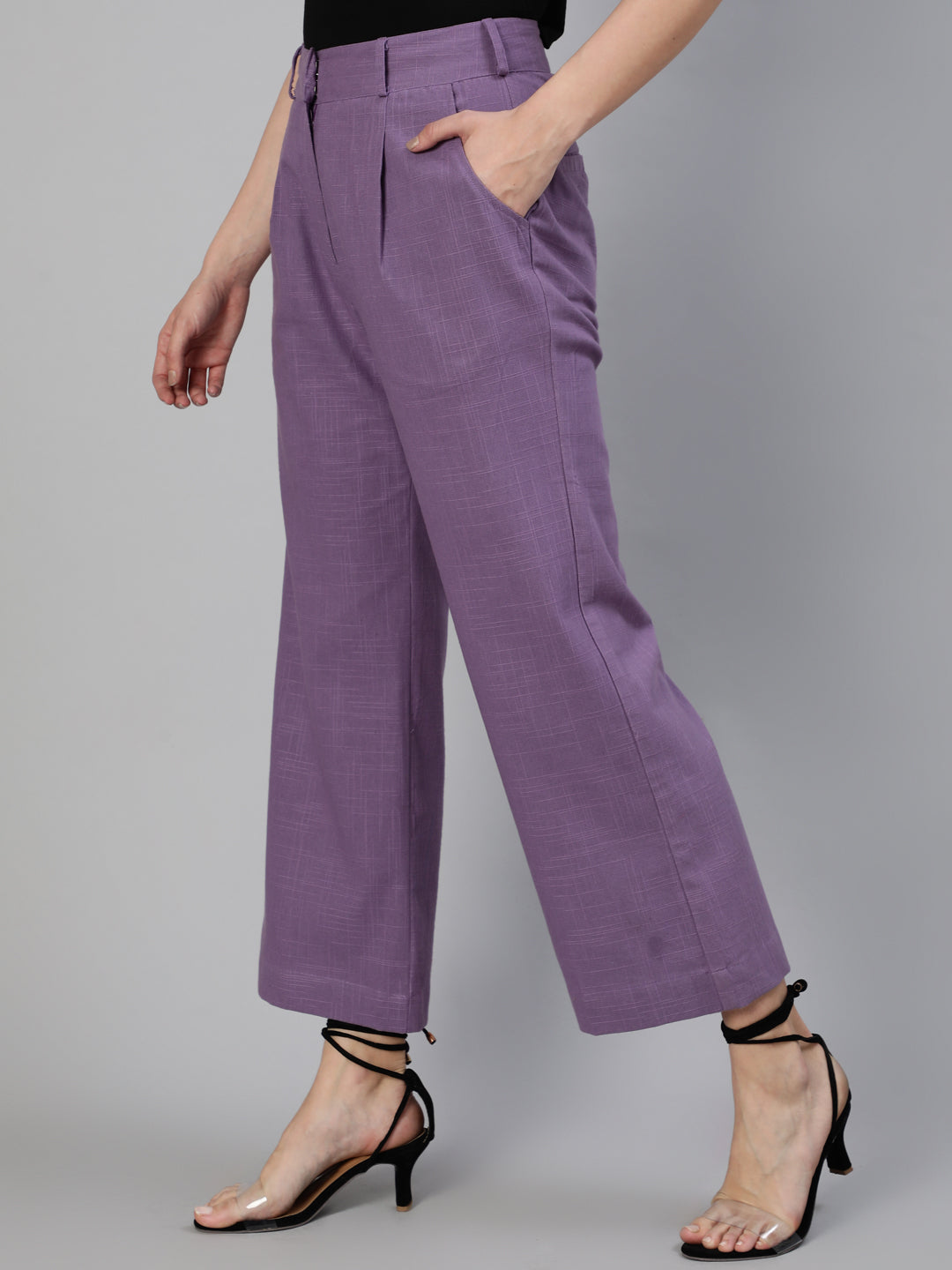 Buy parallel pants with crop top