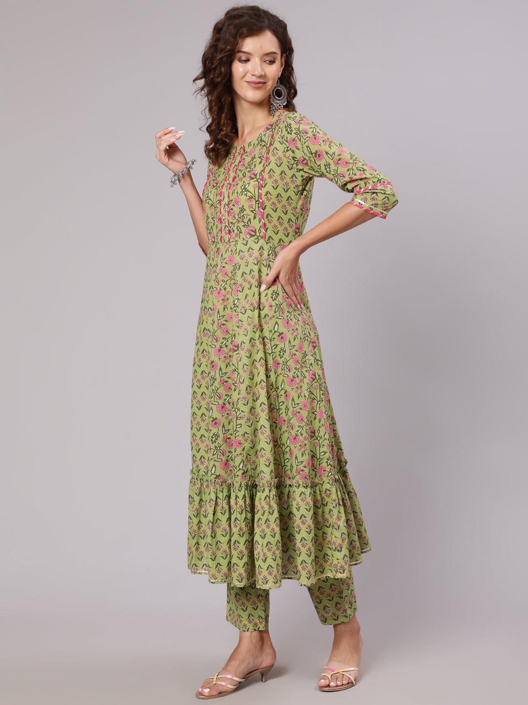 Buy Printed Suit Set Online At Jaipur Kurti