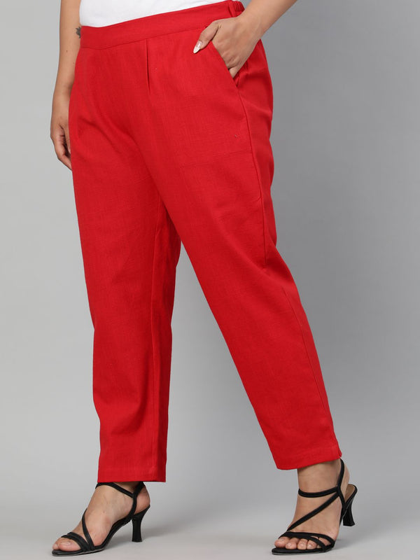 Buy cotton casual pants for ladies