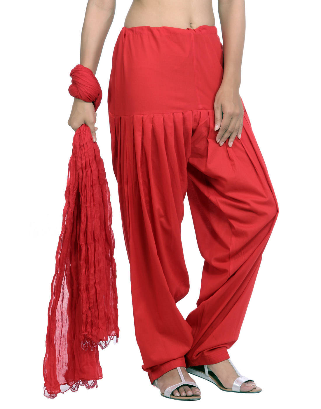 Stitched Maroon Ladies Cotton Patiala Salwar And Dupatta Set, Waist Size:  Free at Rs 520/piece in Jaipur
